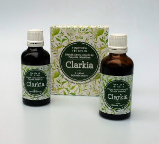Clarkia - Tinktura TŘÍ BYLIN 2 x 50ml